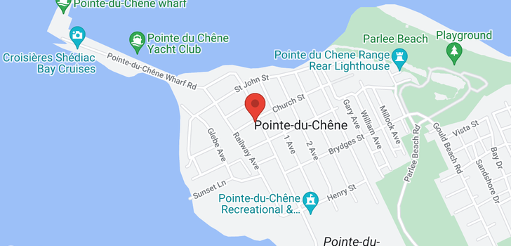 map of 194 Pointe Du Chene